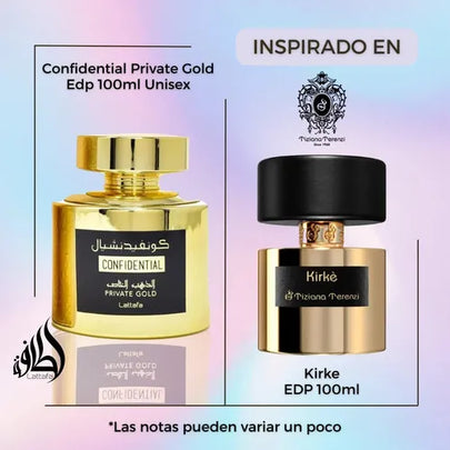 Confidential private gold lattafa
